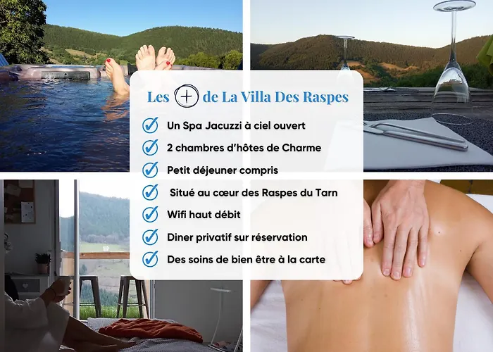 Frühstückspension La Des Raspes - Sejour - Adult Only Viala-du-Tarn